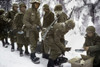 U.S. Infantrymen At Field Mess On Their Way To La Roche History - Item # VAREVCHISL037TX275