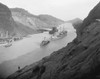 Boats Move Through Panama Canal At The Culebra Cut History - Item # VAREVCHISL022EC031