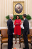President Obama And Vp Joe Biden Talk With First Lady Michelle Obama In The Oval Office. Nov. 21 History - Item # VAREVCHISL040EC259