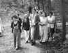 First Lady Eleanor Roosevelt Visits A Camp Tera For Unemployed Women Near Bear Mountain History - Item # VAREVCCSUA000CS027