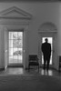 President Lyndon Johnson Looking Out Doorway Of The Oval Office. Jan. 24 History - Item # VAREVCHISL033EC113