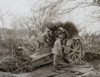 German Soldiers At A Camouflaged Howitzer During World War 1. 1914-15. Artillery Was The Major Weapon Of Ww1 History - Item # VAREVCHISL035EC294