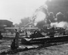 Explosion At Pearl Harbor Seen From Hickam Field. Japanese Attack On Pearl Harbor History - Item # VAREVCHISL036EC284