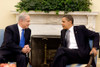 President Obama Talks With Israeli Prime Minister Benjamin Netanyahu In The Oval Office. May 18 2009. History - Item # VAREVCHISL026EC246