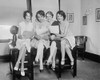 Four Young Women Who Work In The Aeronautic Division Of The Dept. Of Commerce. Sept. 9 History - Item # VAREVCHISL040EC978