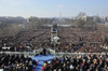 President Obama Delivers His Inaugural Address To An Estimated Crowd Of 1.8 Million. Jan. 20 2009. History - Item # VAREVCHISL026EC186