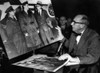 Joseph Welch Examines Doctored Photo During Mccarthy Hearings History - Item # VAREVCPBDJOWECS002