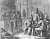 Dutch Tobacco Shop. Four Men Are Gathered Around A Table Smoking Long-Stemmed Pipes At Left History - Item # VAREVCHISL014EC288