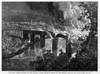 Great Railroad Strike Of 1877. Burning Of The Lebanon Valley Railroad Bridge By The Rioters. Pennsylvania History - Item # VAREVCHCDLCGCEC465