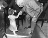 Financier J.P. Morgan Politely Shakes Hands With A Little Lady History - Item # VAREVCCSUB002CS461