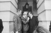 President Nixon Conversing With Republican Minority Leader Senator Dirksen Center And Vice President Agnew At The Capitol. Jan. 1969 History - Item # VAREVCHISL033EC065