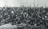 World War 1. British Soldiers Celebrating Their Capture Of German Trenches At St. Eloi History - Item # VAREVCHISL044EC095 World War 1. British Soldiers Celebrating Their Capture Of German Trenches At St. Eloi History - Item # VAREVCHISL044EC095