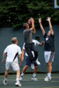 President Barack Obama Takes A Shot During A Game With Cabinet Secretaries And Members Of Congress On The White House Basketball Court Oct. 8 2009. History - Item # VAREVCHISL025EC262