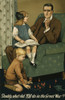 World War 1. 1915 British Recruitment Poster Appealing To Men'S Pride And Need For Their Future Family'S Esteem And Approval. History - Item # VAREVCHISL034EC733