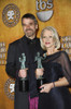 Jeremy Irons, Helen Mirren In The Press Room For Sag 13Th Annual Screen Actors Guild Awards - Press Room, The Shrine Auditorium, Los Angeles, Ca, January 28, 2007. Photo By Michael GermanaEverett Collection Celebrity - Item # VAREVC0728JACGM002