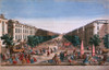 View Of The Cours Belsunce In Marseilles In 1720 History - Item # VAREVCHISL015EC031