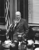 President Eisenhower Listening To A Reporter'S Question At A Press Conference. Feb. 23 History - Item # VAREVCHISL039EC122