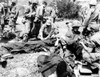 Korean War-Wounded Marines Receive Emergency Treatment At An Aid Station Of The Seoul Battle Front Before Evacuation To The Rear. South Korea History - Item # VAREVCHBDKOWACL002