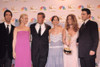 Cast Of Friends, David Schwimmer, Lisa Kudrow, Matthew Perry, Courteney Cox, Jennifer Aniston, Matt Leblanc At The Emmy Awards, 9222002, La, Ca, By Robert Hepler. Celebrity - Item # VAREVCPSDFRIEHR001