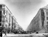 The 1956 Hungarian Uprising. A Destroyed Russian Tank And Other Vehicles In Front Of The Soviet Kilian Barracks At Francis Boulevard History - Item # VAREVCCSUA001CS492