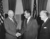 President Eisenhower Shaking Richard Nixon'S Hand On His Return From The Ussr. He Was Accompanied By The President'S Brother History - Item # VAREVCHISL038EC936