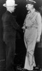 Korean War. From Left Us President Harry S. Truman Arriving On Wake Island To Confer With General Douglas Macarthur On Strategy For The Korean War. October 1950 History - Item # VAREVCHBDKOWAEC005