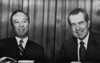 Nixon Presidency. South Vietnam President Nguyen Van Thieu With Us President Richard Nixon At The Western White House In San Clemente California History - Item # VAREVCPBDRINIEC129