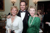 First Lady Nancy Reagan With Dinah Shore And Burt Reynolds In The Blue Room During A State Dinner For Premier Zhao Ziyang Of The Peoples Republic Of China. History - Item # VAREVCHISL028EC192