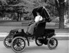 Woman Driving Electric Car Ca. 1910S. History - Item # VAREVCHCDLCGCEC898