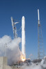 Spacex_S Falcon 9 Rocket And Dragon Spacecraft Lift Off From Cape Canaveral Air Force Station. The Dragon Spacecraft Completed Two Orbits History - Item # VAREVCHISL034EC009