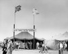 Fallout Shelters Promoted At A County Fair. The Us Government Office Of Civil And Defense Mobilization Displayed A Model Concrete Block Shelter For Home Basements. Early 1960S. History - Item # VAREVCHISL034EC203