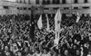 Chinese Women Cheering Madame Chiang Kai Shek'S Speech During Women'S Day Celebrations. Chongqing History - Item # VAREVCHISL037EC827