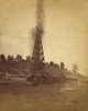 Gusher Spewing Oil From Top Of A Derrick At The Lady Hunter Well Near Petrolia City History - Item # VAREVCHISL020EC014