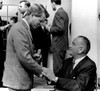Senator Robert F. Kennedy Shakes Hands With President Lyndon Johnson History - Item # VAREVCPBDLYJOCS004