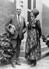 President Warren Harding With First Lady Florence Kling Harding In 1920. History - Item # VAREVCHISL013EC176