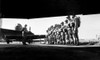 U.S. Paratroopers Lining Up Before Taking Off On Training Maneuvers Somewhere In England History - Item # VAREVCHCDWOWAEC014