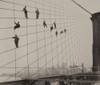 Painters On The Brooklyn Bridge Suspender Cables History - Item # VAREVCHISL043EC167