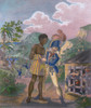 A Statue Representing A African Slave Was Stuffed With Meat And Shown To Hungry Caged Dogs To Train Them As Slave Hunters. Slave Catchers Were Necessary To Control The Over 400 History - Item # VAREVCCLRA001BZ027