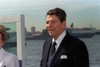 President Reagan Visits The Battleship Uss Iowa During Celebrations Commemorating Independence Day And The Unveiling Of The Restored Statue Of Liberty. July 4 1985. History - Item # VAREVCHISL028EC203