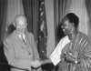 President Eisenhower With Kwame Nkrumah History - Item # VAREVCHISL039EC036