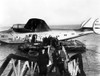 Passengers Disembarking The First Commercial Cross-Atlantic Flight History - Item # VAREVCSBDAIRPCS004