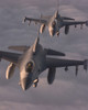 Us Air Force F-16C Fighting Falcons Fly In Formation During A Combat Mission In The Former Yugoslavia During The Nato Intervention In Kosovo. April 20 1999. History - Item # VAREVCHISL028EC261