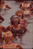 Senior Women In Organized Daily Exercises In One Of The Public Pools At Century Village Retirement Community West Palm Beach Florida. Ca. 1973-75. History - Item # VAREVCHISL031EC242