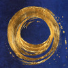 Gold Circle on Blue Poster Print by Patricia Pinto - Item # VARPDX12774D