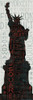 Statue of Liberty - Red Poster Print by Michael Mullan - Item # VARPDX12075