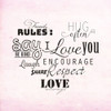 Family Rules Poster Print by Daniela Santiago - Item # VARPDX40371