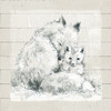 Sketchy Mother and Baby Fox Poster Print by Carol Robinson - Item # VARPDX18946