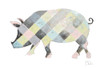 The Plaid Pig Poster Print by Patricia Pinto - Item # VARPDX12985