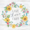 Farmhouse Stamp Wreath Poster Print by Cynthia Coulter - Item # VARPDXRB12986CC