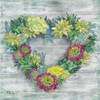 Succulent Wreath Poster Print by Paul Brent